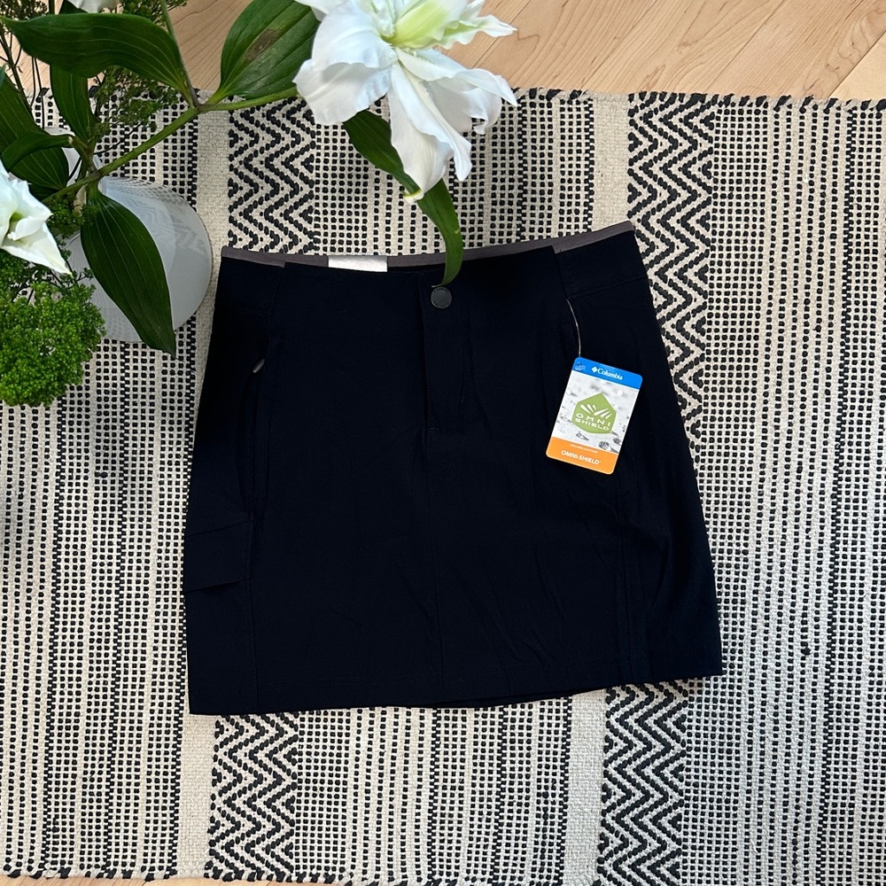 Columbia Black Mini Skort